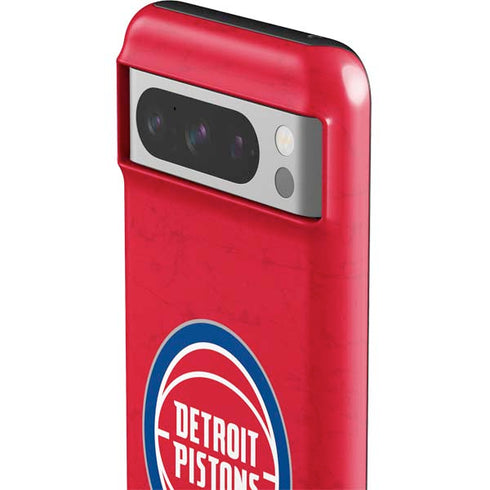 NBA Detroit Pistons Distressed Google Pixel 8 Pro Impact Case